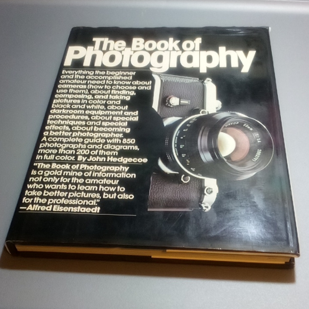 1979 EUC The Book of Photography Hardback Book Hedgecoe Knopf